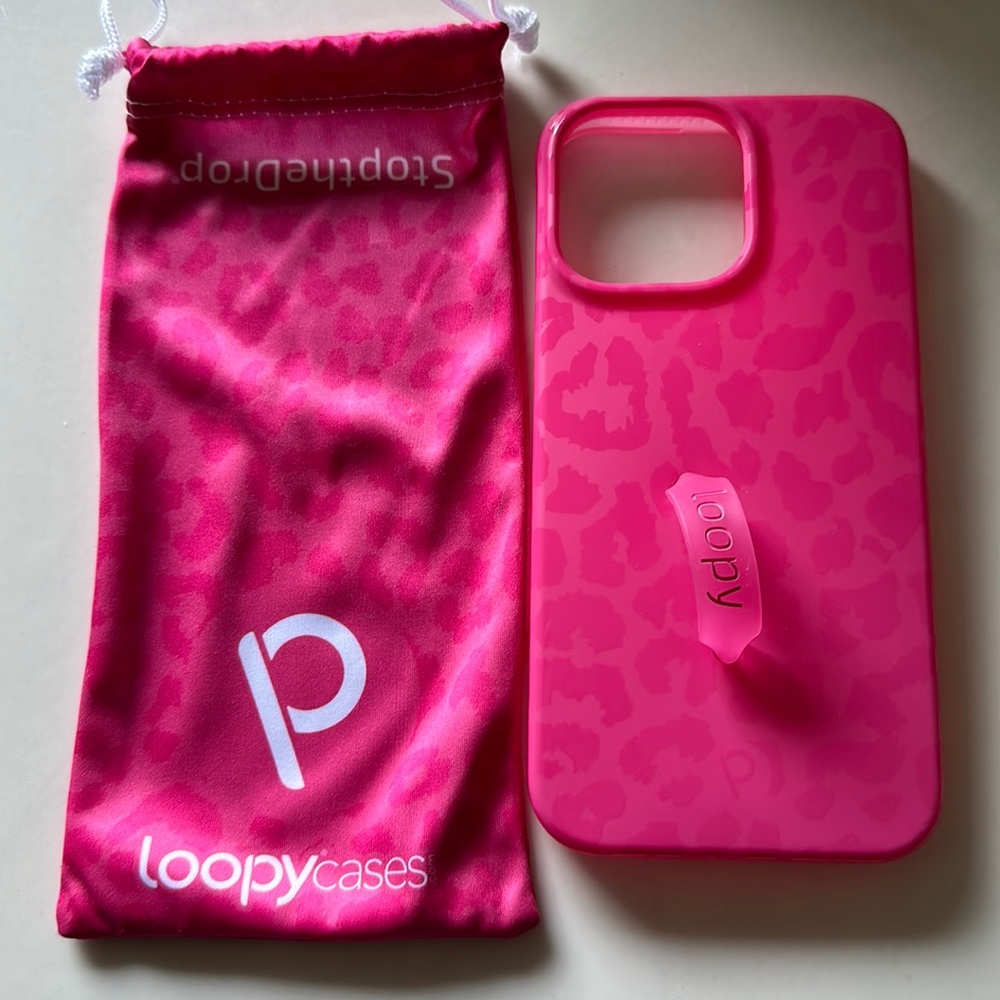 COPY - Authentic iPhone 14 Pro Max leopard Loopy case